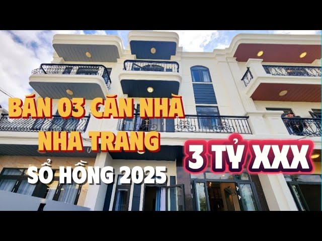 BÁN 03 CĂN NHÀ LIỀN KỀ SIÊU ĐẸP - TẠI ĐƯỜNG CẦU DỨA PHÚ NÔNG - XÃ VĨNH NGỌC NHA TRANG