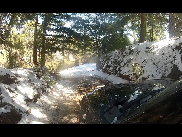 How to drive up a Muddy Snowy Mountain with a Chevy Silverado