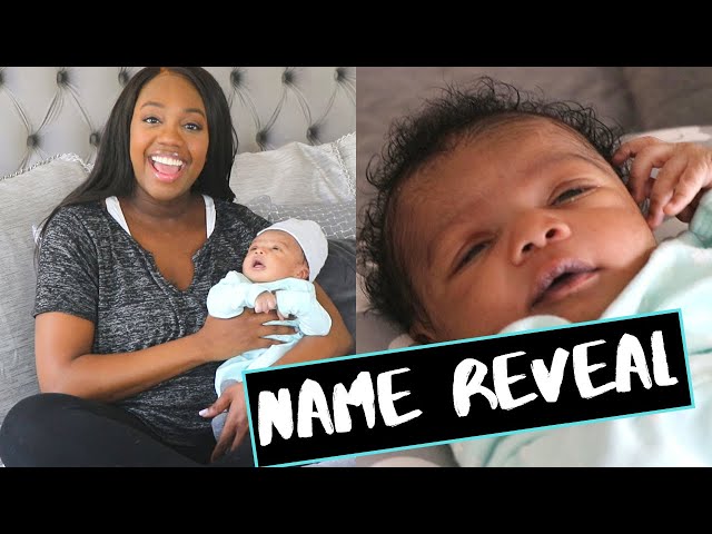 NAME REVEAL AND NURSERY TOUR!!