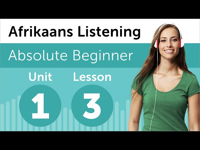 Afrikaans Listening Practice - Calling the South African Doctor's Office