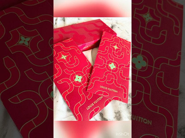 Louis Vuitton 2025 Year of the Snake red envelopes unboxing #louisvuitton #unboxing #shorts