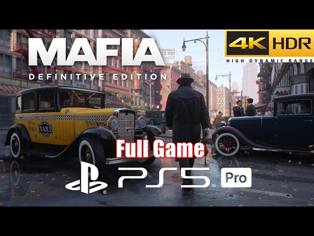 Mafia Definitive Edition PS5 Pro | Full Game Walkthrough in 4K HDR 60FPS (Must Play #44)