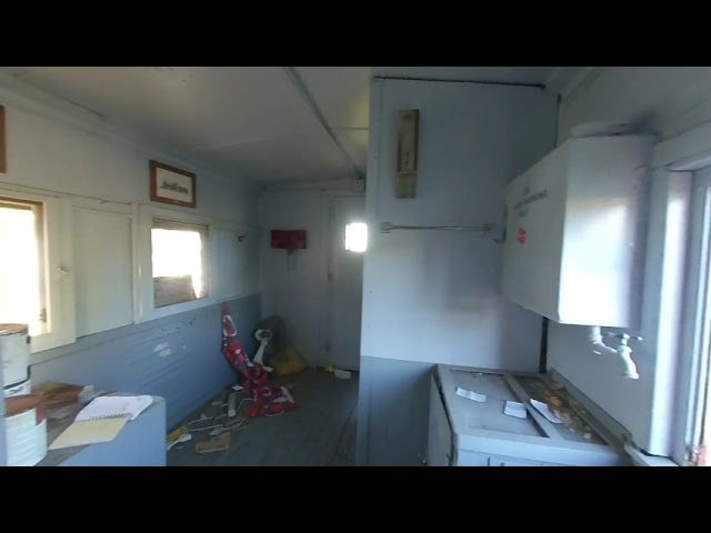 Inside the Caboose in New London WI Virtual Reality tour