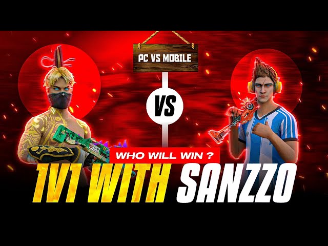 SANZzO 1v1 challenge 😍 Nice game play macha 💚#fflivetelugu #dfg