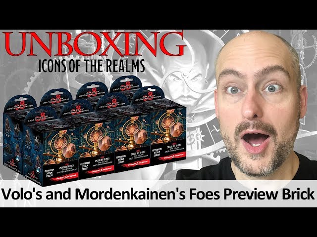 PREVIEW: Unboxing Volo's & Mordenkainen's Foes Brick - D&D Icons of the Realms Minis