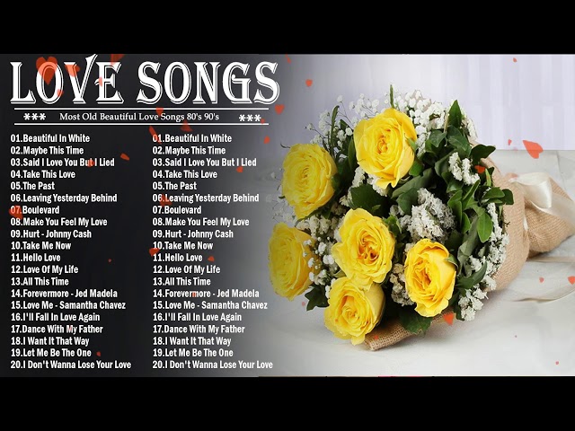 Best Love Songs 80s 90s - Best Romantic Love Songs Of 80's and 90's - Best love songs ever