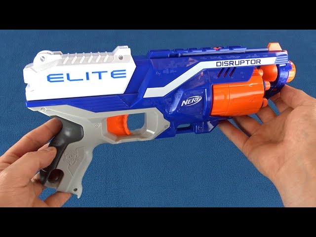 $13 Nerf Gun Review - Nerf Elite Disruptor N-Strike Blaster Dart Gun Unboxing & Firing Test