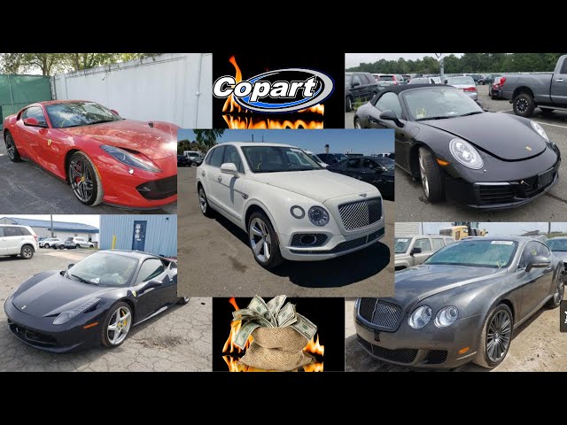 copart exotic cars cheap