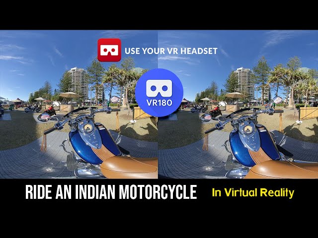 180 3D VR Usa a VR headset and ride an Indian