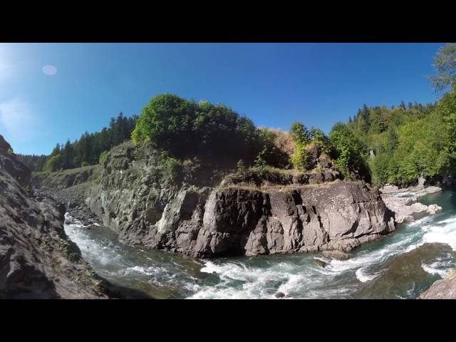 #360elwha  #360video:  Visit Former Lake Aldwell, Lower Dam removal site and Mouth of Elwha