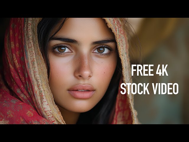 Free 4K Stock Video of Indian Girl | No Copyright Footage for Your Projects