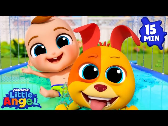 Healthy Drink Time 🥤 | Little Angel 😇 | 🔤 Subtitled Sing Along Songs 🔤 | Cartoons for Kids