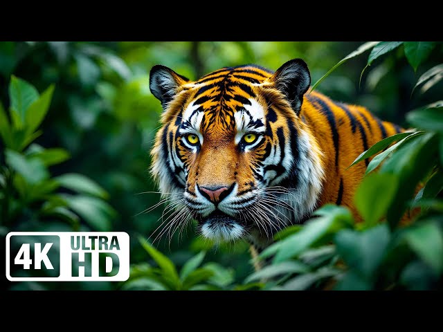 Wild Animals 4K - Relaxing Music With Peaceful Healing Soul - Nature 4K Video UltraHD