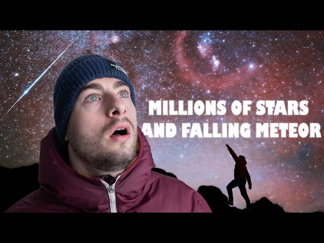 I Photographed the Night Sky from 2000 m and Even Saw a Meteor! ( Landscape Astrophotography Vlog)