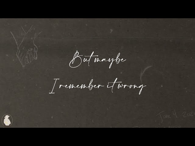 Brennley Brown - Remember It Wrong (Lyric Video)