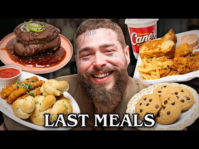 Post Malone Eats His Last Meal