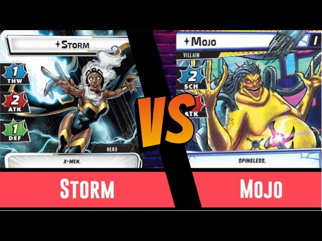 Marvel Champions | Storm | Vs Mojo | True Solo | Leadership | Mojo Mania | Deck Building