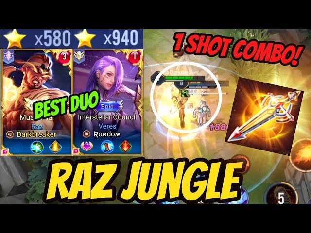 RAZ JUNGLE HOT PICK IN VIETNAM!  | AoV | 傳說對決 | RoV | Liên Quân Mobile