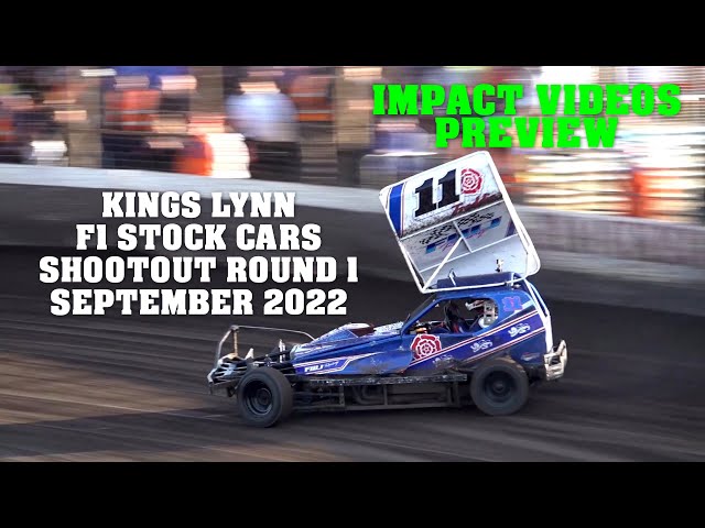 Kings Lynn F1 Stock Car Shootout Round September 2022. Impact Videos Preview