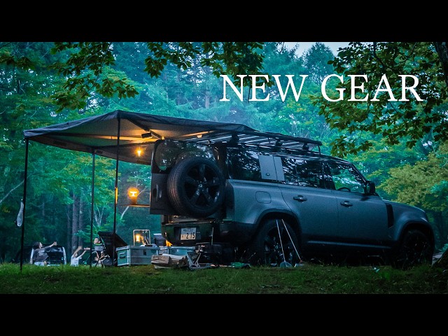 [Side awning] iKAMPER x Defender x Beetle Camp, Cozy camp ｜Land rover, Relaxing, ASMR, 4K