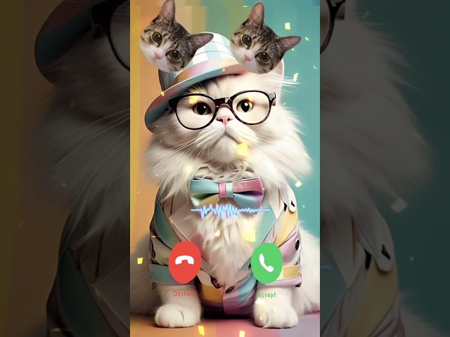 Cute Baby Cat Ringtone Effect 🎶🎶 Baby Cat Calling Me #short #ringtone #call