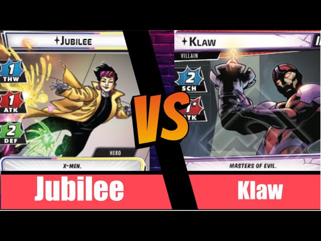 Marvel Champions | Jubilee | Vs Klaw | X-Men | Pre Con | Age of Apocalypse | Justice | Test