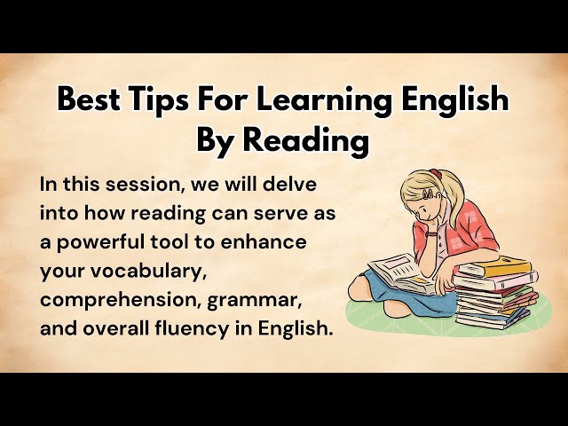 How to Learn and Improve Your English Through Reading | Easy Tips for All Levels!