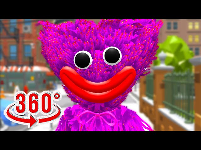 Kissy Missy and Huggy Wuggy Funny Moments VR 360 video experience