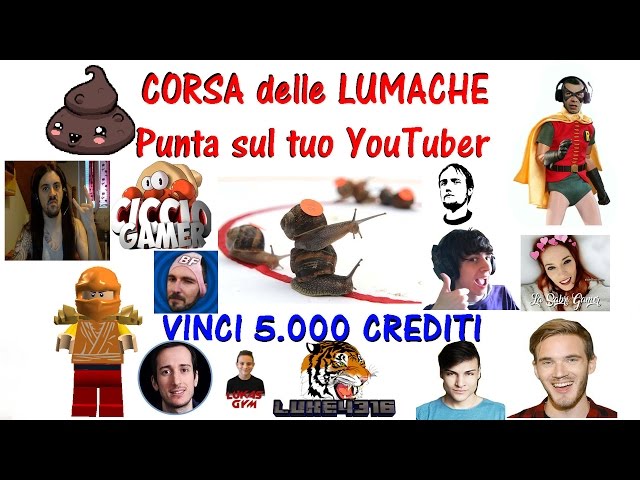 CHALLENGE CORSA DELLE LUMACHE: ZEB89 LUKE4316 VANNI GIO FABIO ZETA FAVIJ CICCIOGAMER AWED