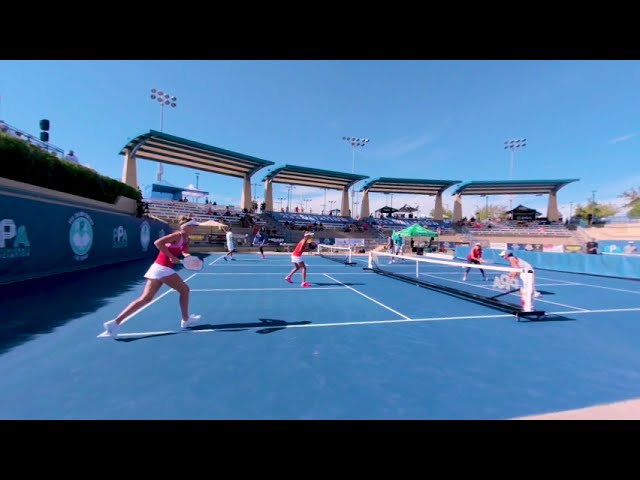 VR180 Jardim-Kovalova vs Rokicsak-Chargot -PPA Championships Las Vegas-Pro Pickleball Womens Doubles