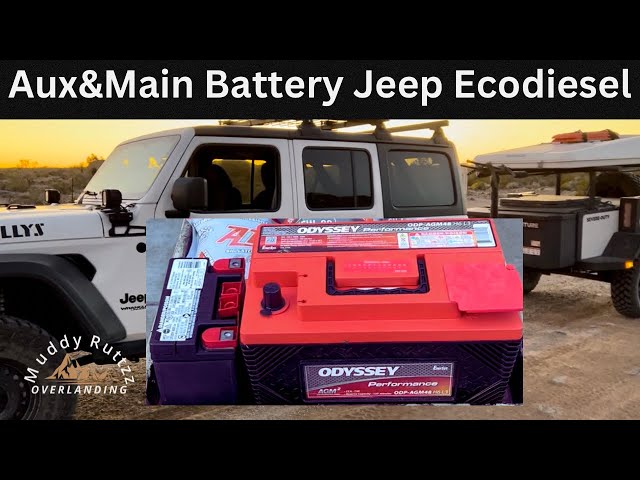 2 Batteries?! - DIY Car Battery Replacement: Main & Auxiliary (Jeep Wrangler JL)