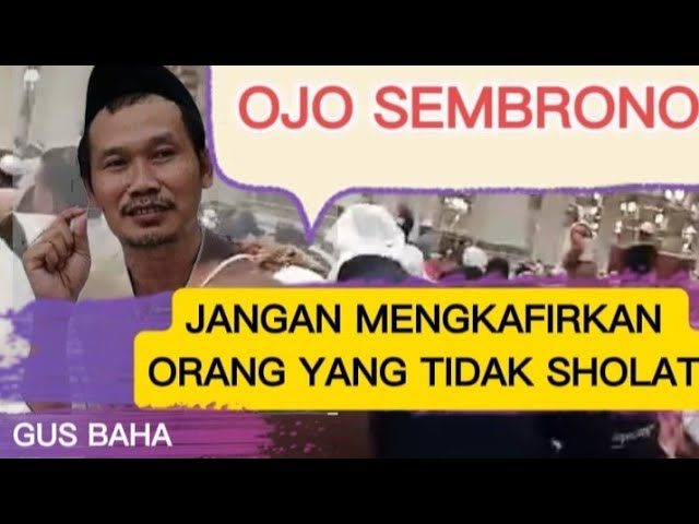 JANGAN SEPELEKAN ORANG YANG BELUM SHOLAT