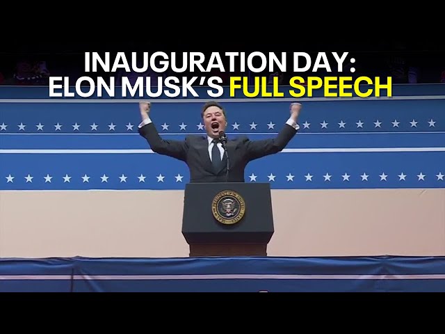 Elon Musk speaks after Trump inauguration: FULL SPEECH