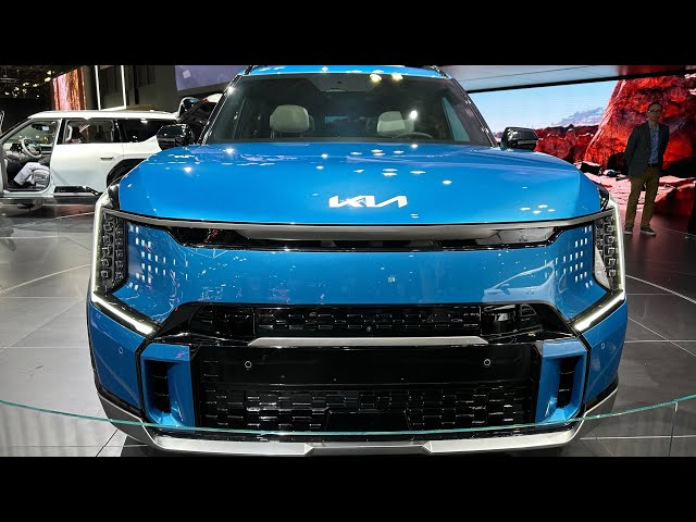 Kia EV9 GT-Line All Electric SUV - First Look