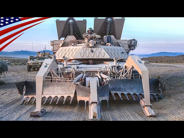 Ultimate Battlefield Bulldozer: How a Modified M1 Tank Clears Minefields