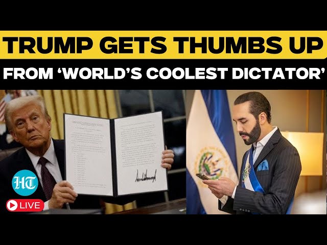 LIVE | Trump Gets Support Of 'Coolest Dictator' Nayib Bukele In War On Mexican Cartels