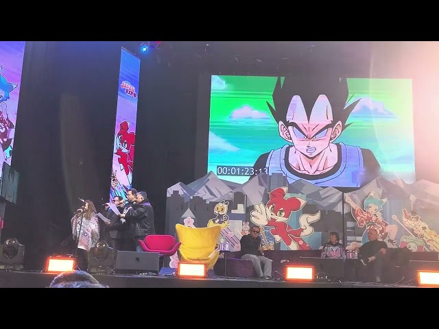 Actuan escena de Freezer y Krilin , SUPER JAPAN EXPO Chile 2024