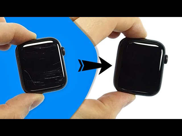 Remove Apple Watch Scratches Yourself ⌚ - Full Video - No Screen Replacement - Zcratch UV