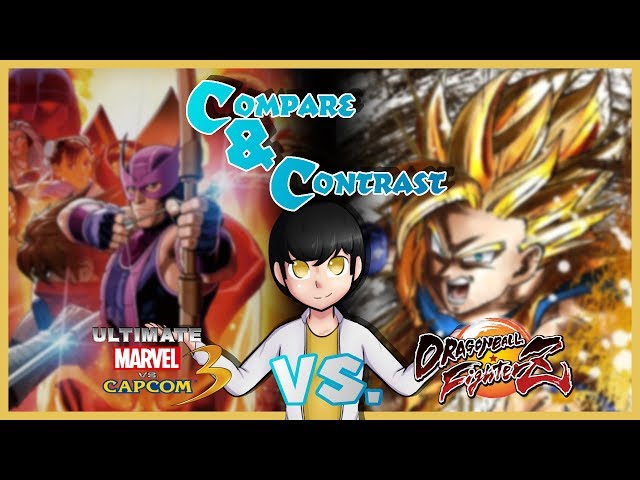 Ultimate Marvel vs. Capcom 3 vs. Dragon Ball FighterZ - Compare & Contrast