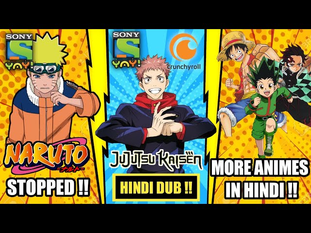 Jujutsu Kaisen On Sony Yay 😍? | Naruto Stopped On Sony Yay !!?😱😭 | More Animes In Hindi Dub In India