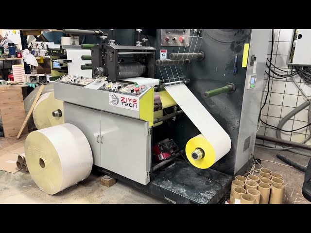 DES320S Intermittent Semi Rotary Die Cutting And Slitting Machine