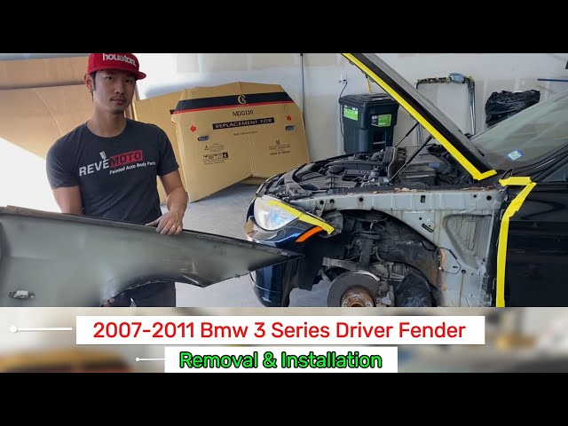 2007-2011 BMW 3 Series Driver Fender Removal and Installation.  Need a Fender? Go to ReveMoto.com