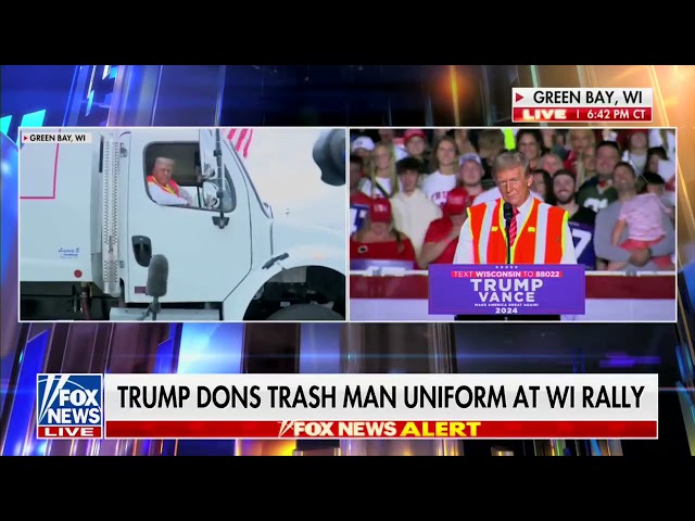 President Trump Tells the Hilarious Story of How the Garbage Truck and the Orange Vest Came To Be