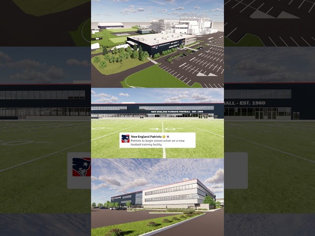 Patriots to begin construction on a new football training facility #shorts