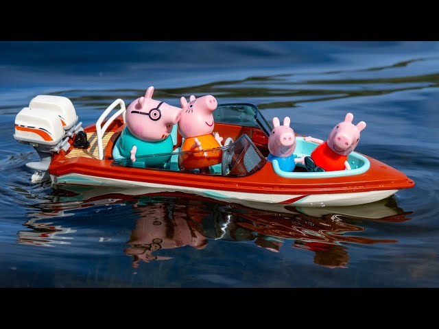 ¡PEPPA PIG Descubre un Tesoro en la Laguna! | Juguetes de Peppa Pig para niños