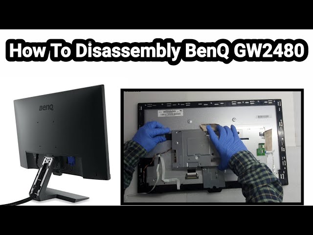 How To Disassembly BenQ GW2480 Monitor / Only Disassembly