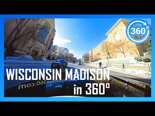 [2020] UNIVERSITY OF WISCONSIN MADISON in 360° (driving campus tour)