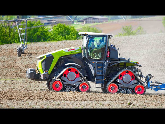 LE MONSTRE ! 😍 LE PREMIER XERION 12 de France à l'action ! [CLAAS Aquitaine]