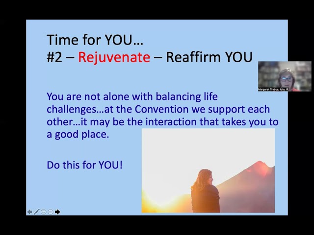 Watch this inspirational video by Margaret Trybus on why we should attend convention.