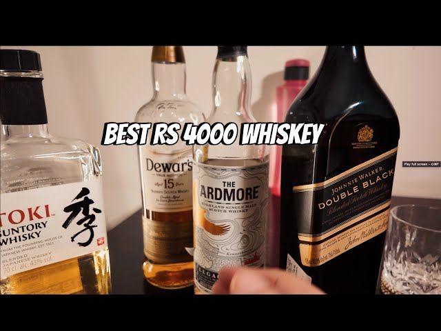 Double Black vs Toki vs Dewars 15 vs Ardmore